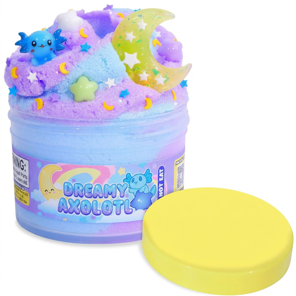 Cloud slime for kids, perfect for ASMR and sensory play
