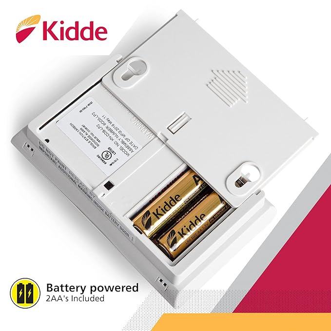 Carbon monoxide alarm with LED indicator lights