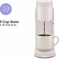 Removable 42 oz water reservoir on a single-serve coffee machine