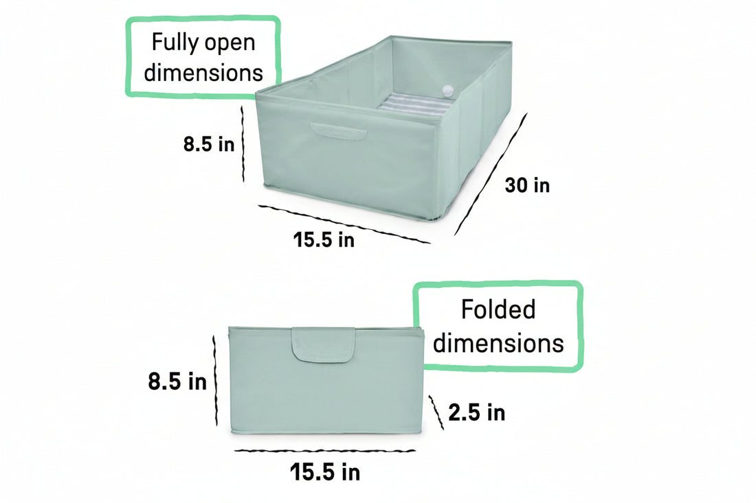 Folded collapsible baby bathtub for easy storage