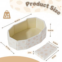 Collapsible baby bathtub folded for compact storage