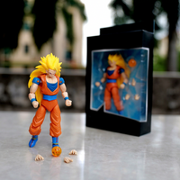 Collectible action figure display toys for shelves desks and toy cabinets