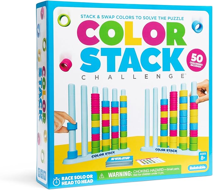 Color Stack Challenge game for family fun and parties
