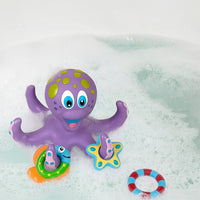 Colorful baby bath toy designed for toddler water play activities