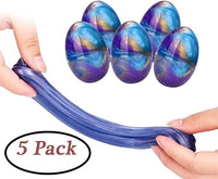 Colorful slime eggs toys blue purple gold for kids