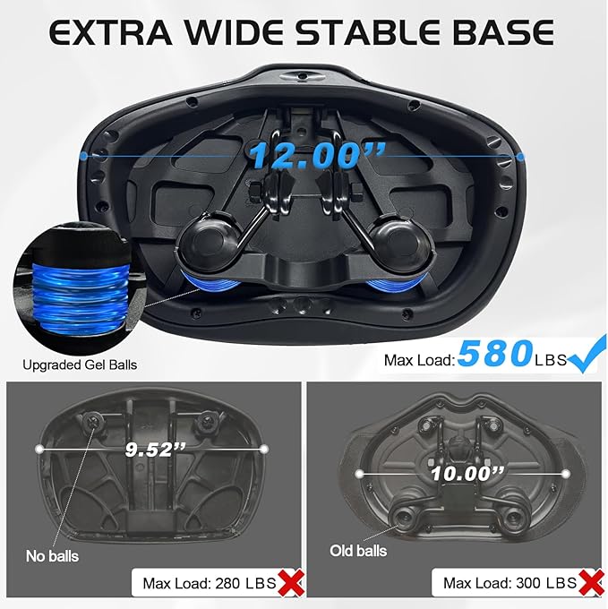 Comfortable Bike Saddle with Extra Padding for Peloton, Electric, and Exercise Bikes