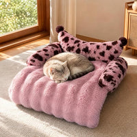 Comfortable pet sleeping cushion for indoor use
