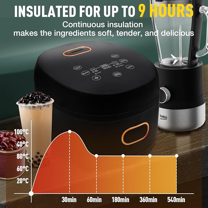 Commercial boba cooking machine for beverage shops