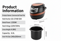 Large electric cooking pot for food preparation