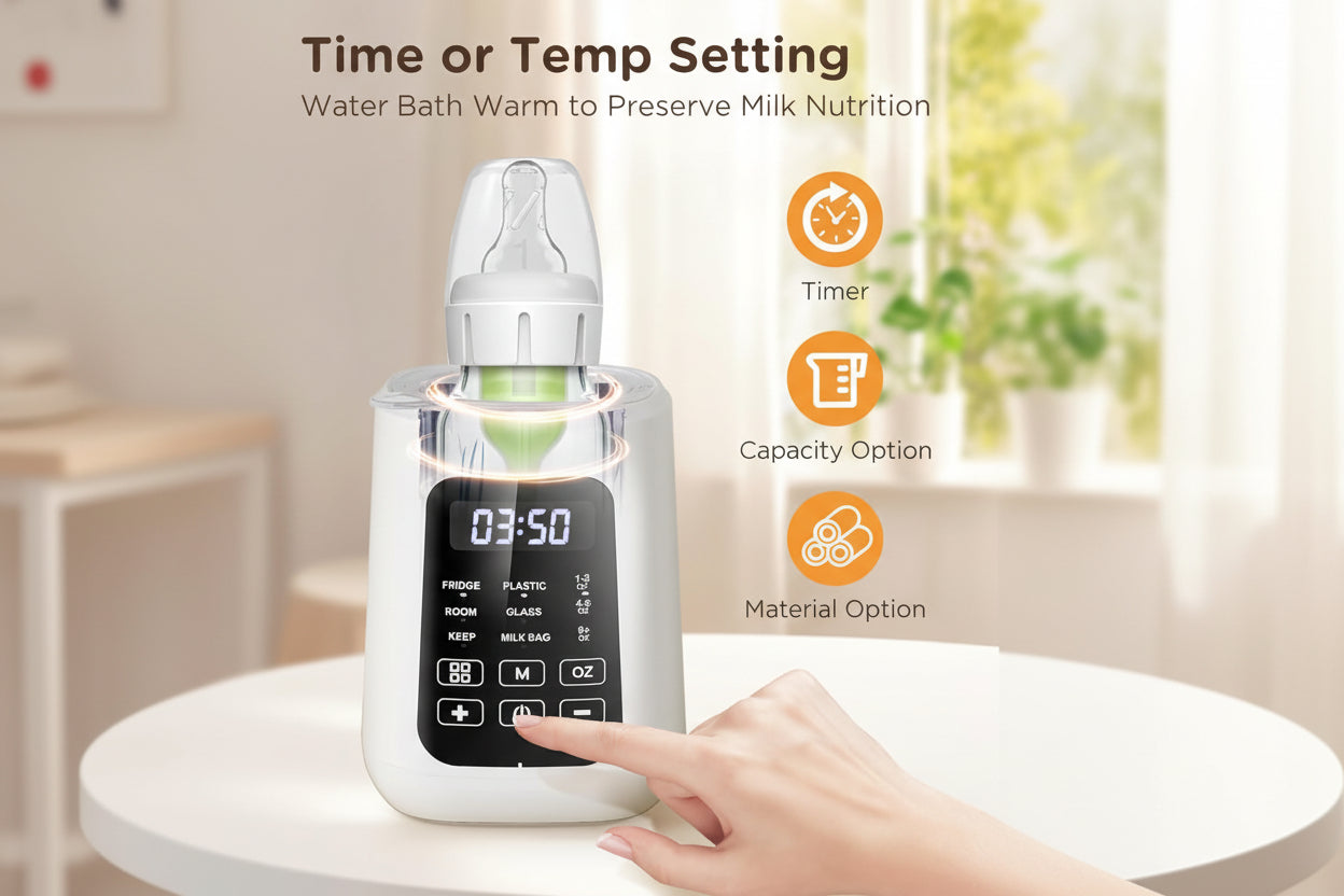 Compact Baby Feeding Warmer For Kitchen And Nursery Use