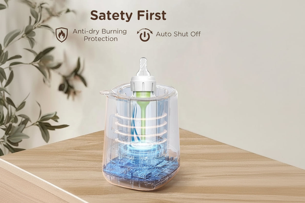 Compact Baby Feeding Warmer For Kitchen And Nursery Use