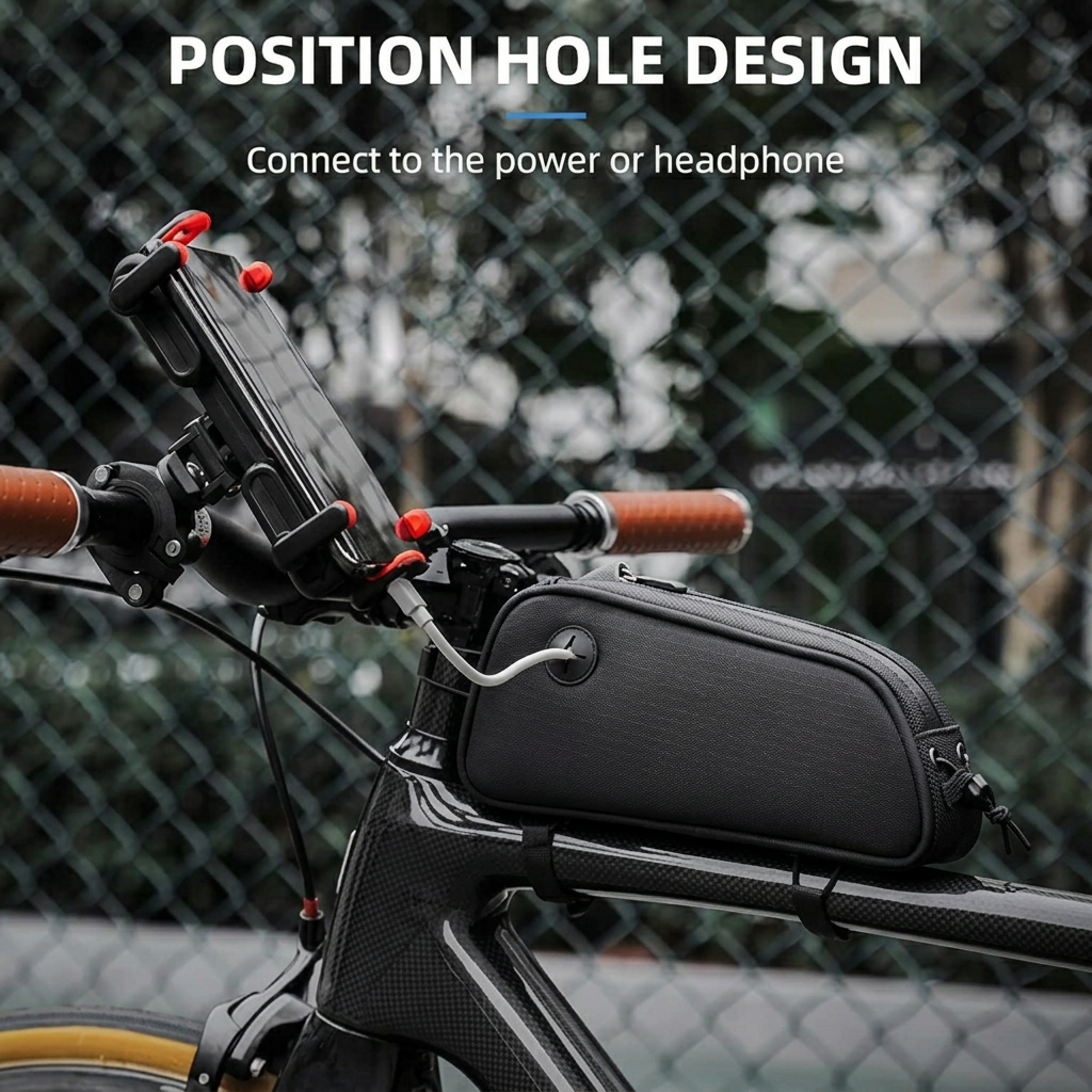 Compact bike storage bag for daily cycling use