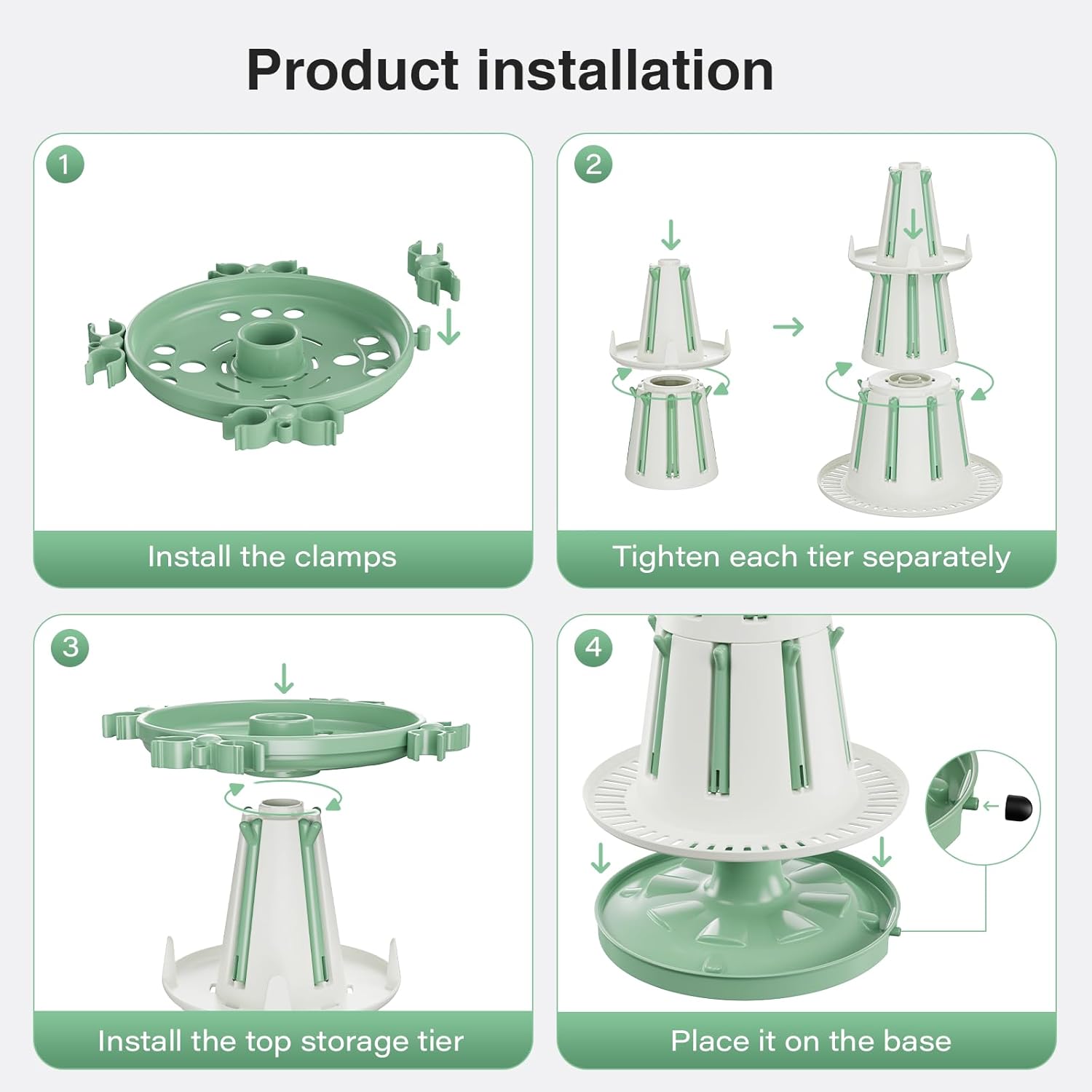 Compact bottle drying organizer for kitchen counter