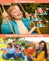 Compact digital camera with 16X zoom support