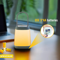 Compact and lightweight camping lantern for easy transport and storage