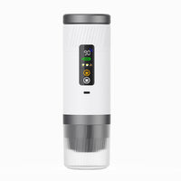 Compact car espresso maker for road trips and travel