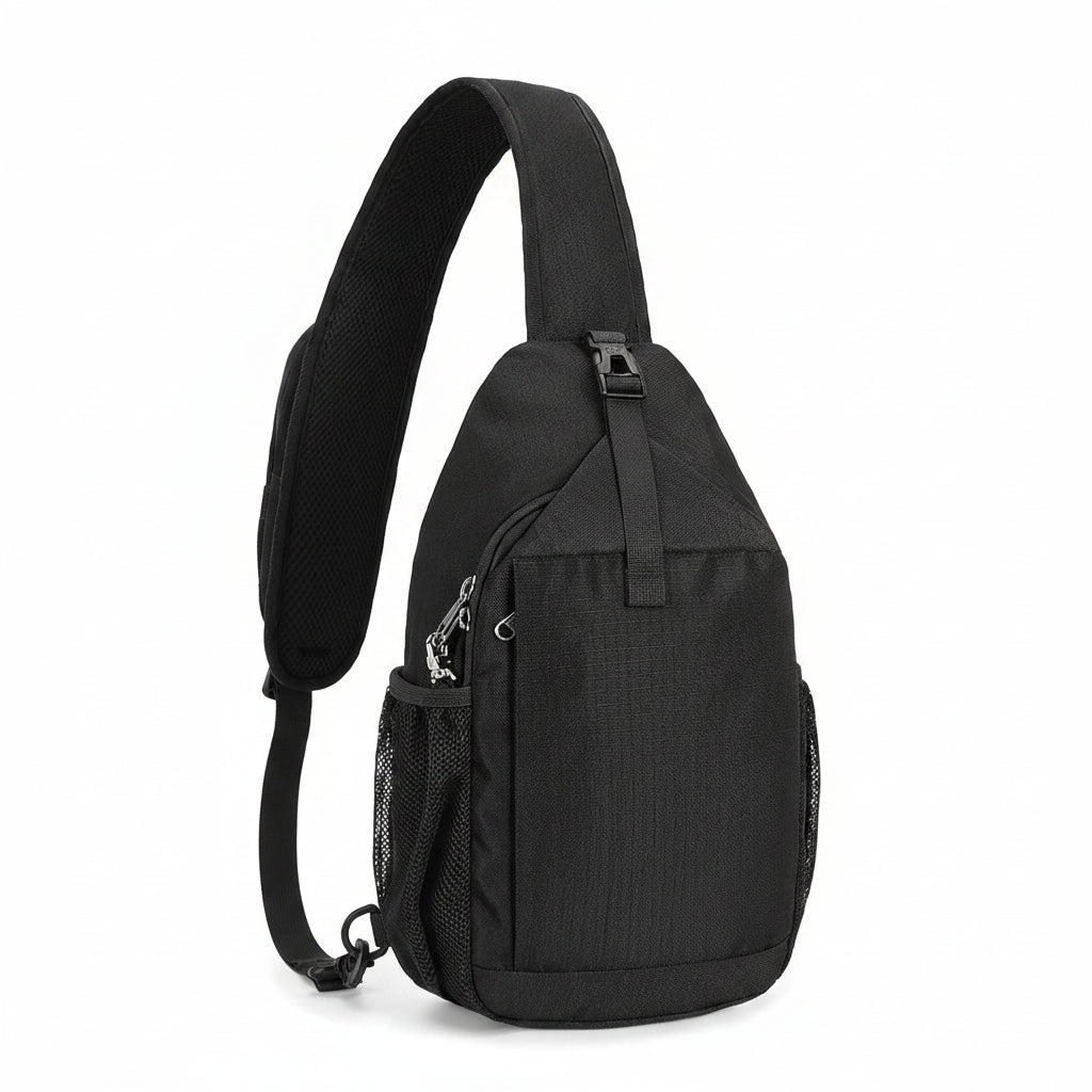 Compact crossbody sling bag for travel and daily use