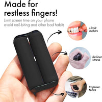 Compact fidget roller design for travel use