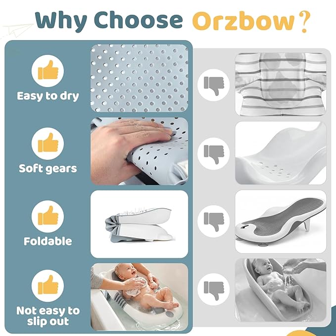 Compact Foldable Baby Bath Tub For Easy Storage