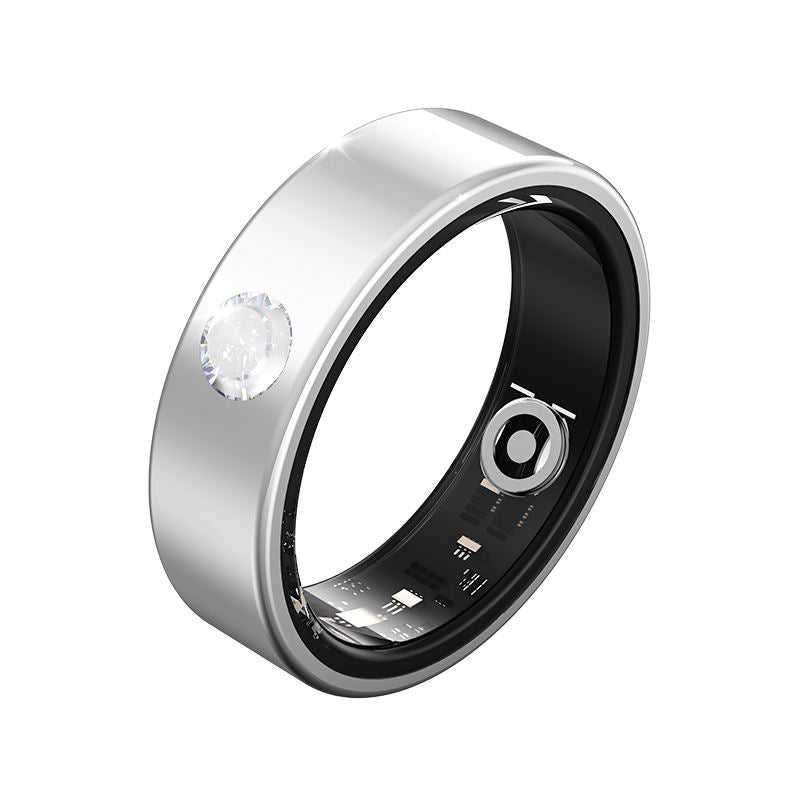 Compact wearable smart ring for fitness and wellness tracking