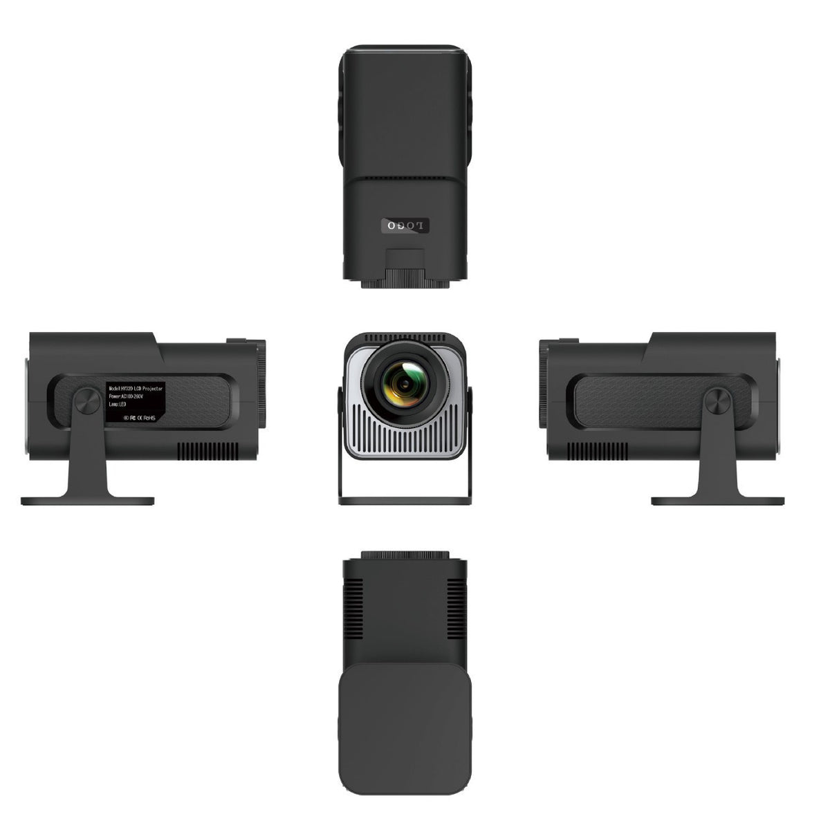 Compact mini home projector for everyday viewing