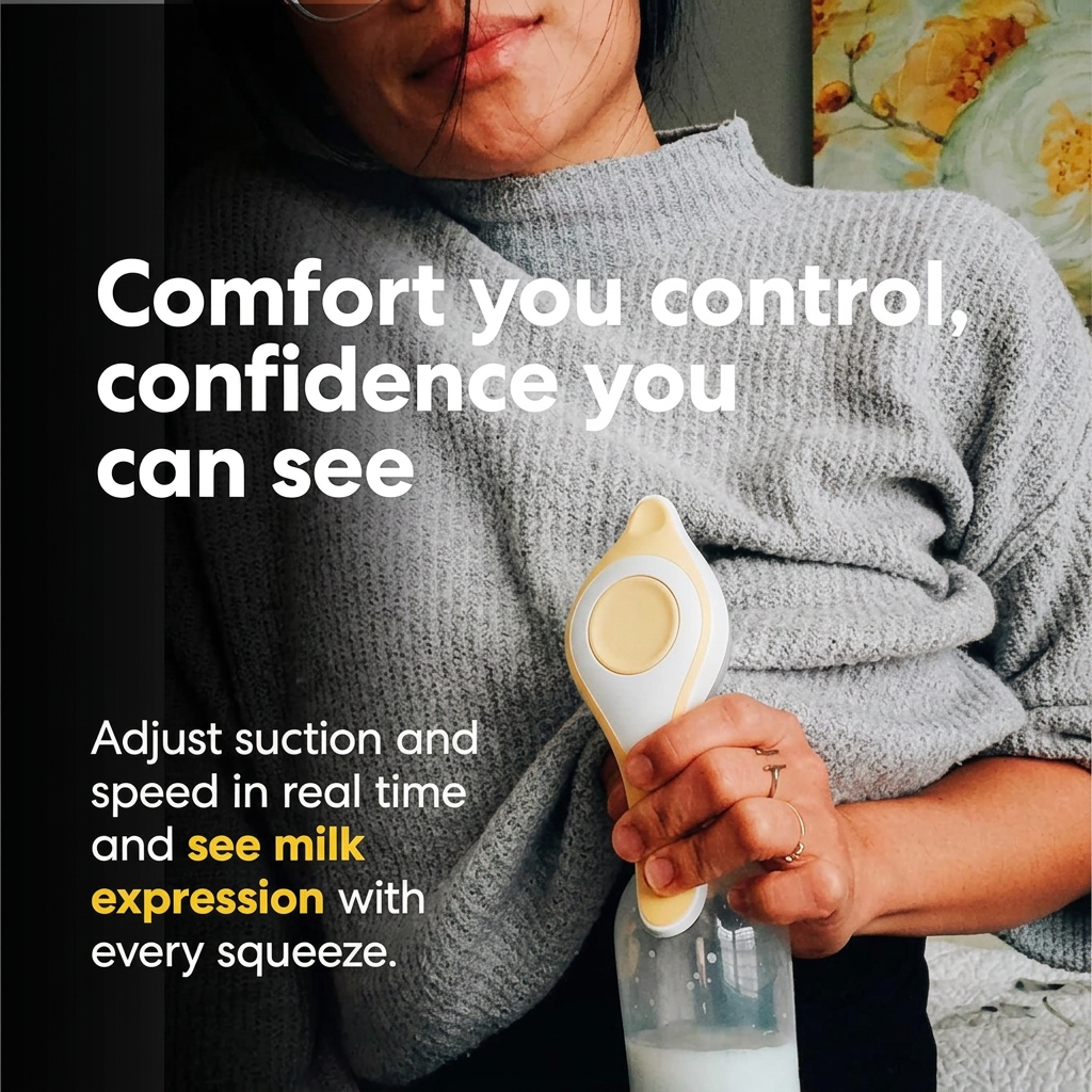 Compact mother care milk pump accessory for daily feeding support