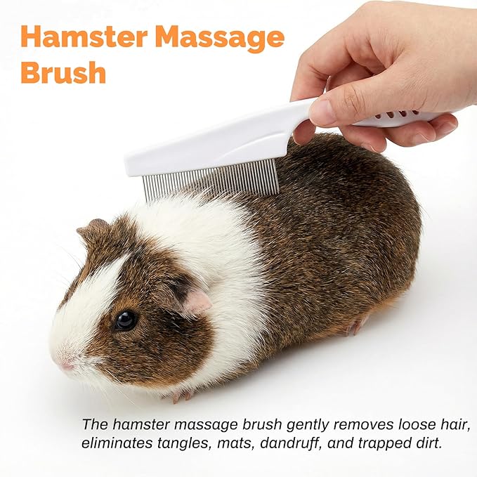 Compact pet grooming combs for regular coat care