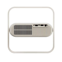 Compact projector entertainment system with portable audio support