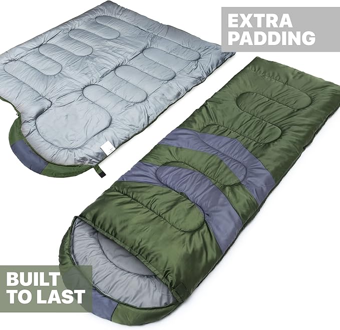 Compact Sleeping Bag Folded for Easy Storage and Travel