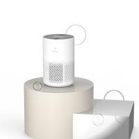 Compact tabletop air purifier for bedroom and small indoor spaces