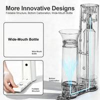 foldable base sparkling water machine