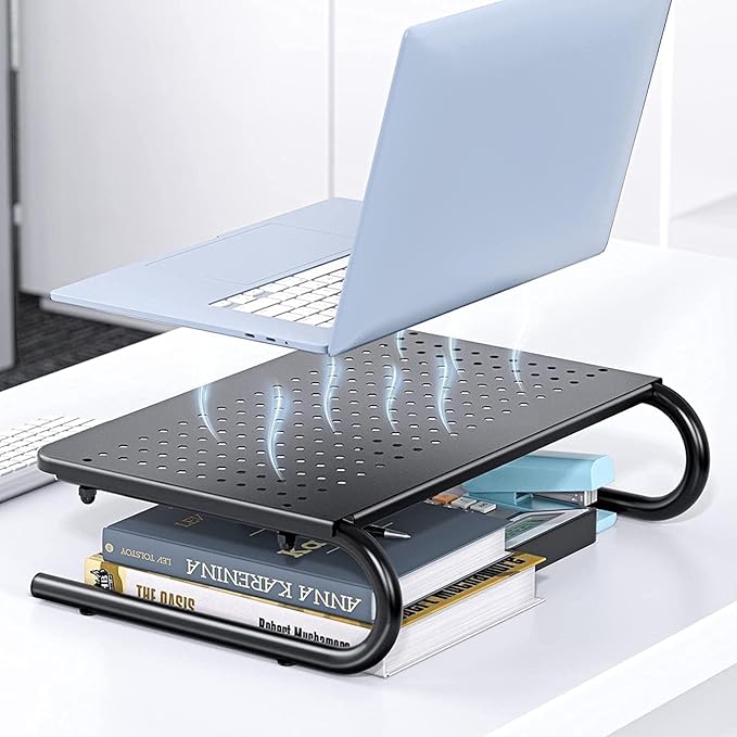 computer monitor stand for PC printer desk setup