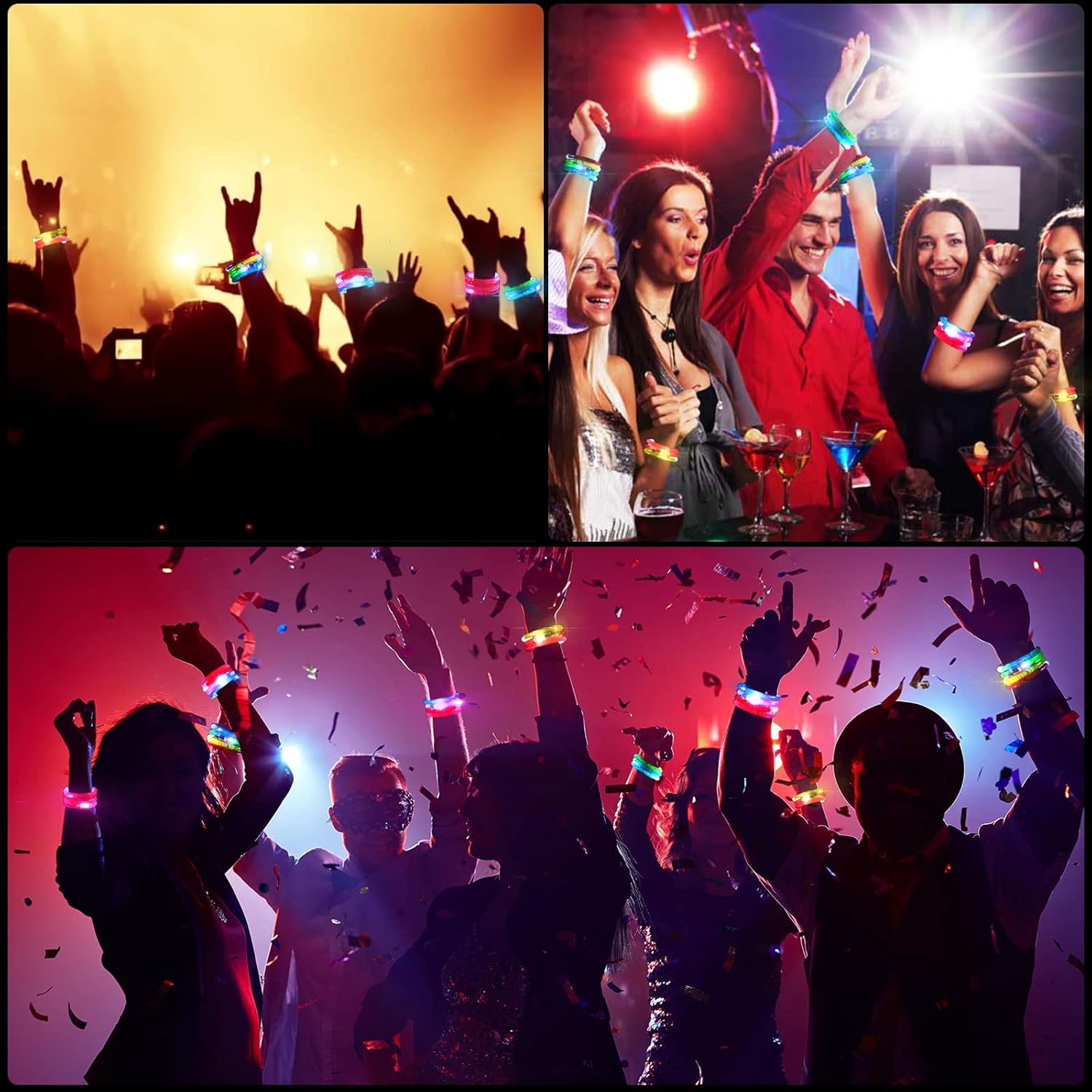 LED glow accessories for concerts, parties, and fun outdoor events