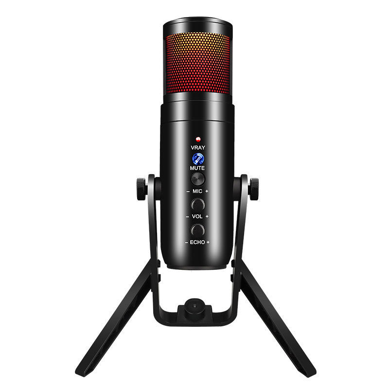 Condenser microphone for desktop voice recording