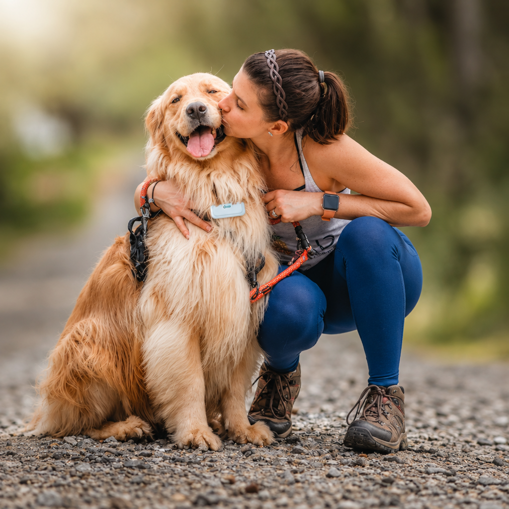 Connected Pet Collar with Rechargeable Smart Module