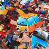 Construction Vehicle Puzzle for Preschoolers – 48 Piece Jumbo Jigsaw Puzzle
