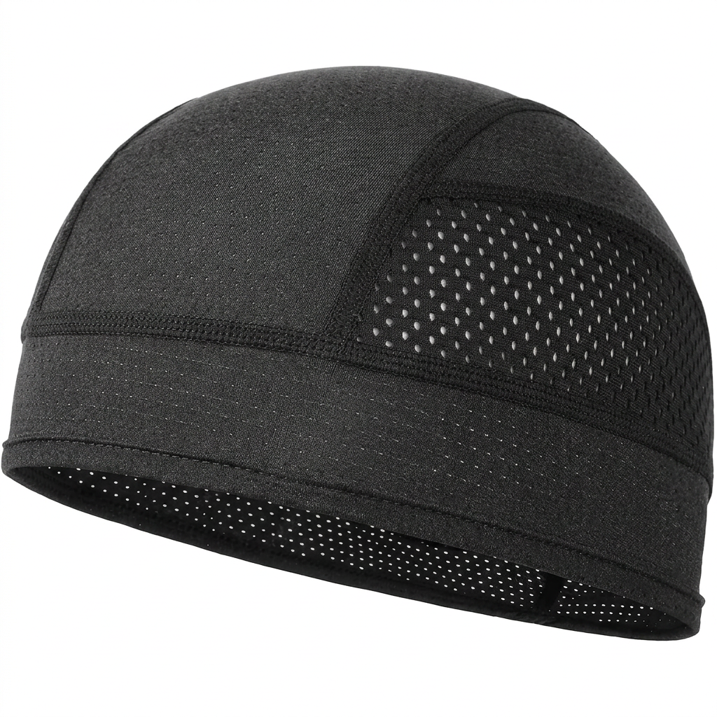 Cooling Skull Cap Helmet Liner for Sweat Control and Comfort