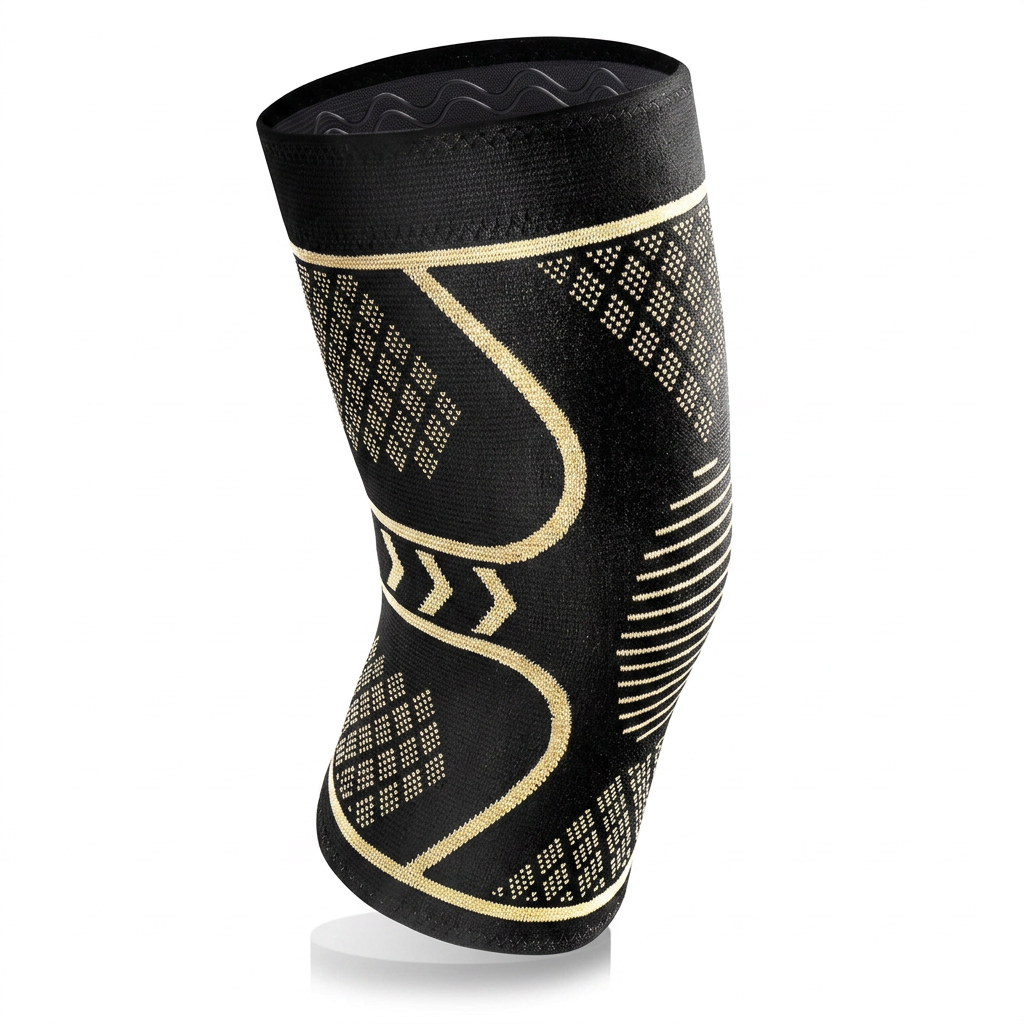 Copper Compression Knee Sleeves for Men and Women 2 Pack