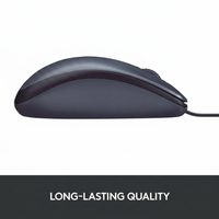 Corded optical mouse for office desktop and laptop use
