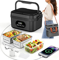 Cordless electric lunch box with rechargeable battery design