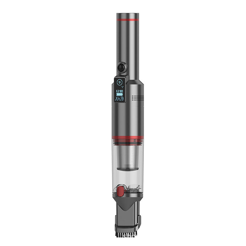 Cordless handheld car vacuum cleaner with compact portable design