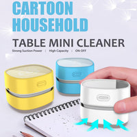 Cordless Mini Vacuum Cleaner for Keyboard and Desk, Energy Saving, Whit