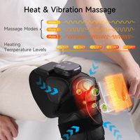 Cordless knee comfort wrap for seated home use