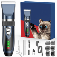 Cordless pet grooming clippers for cats and small dogs