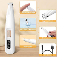 Cordless pet grooming trimmer for dogs and cats