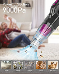 Cordless Vacuum Cleaner for Car Seats and Floor Mats