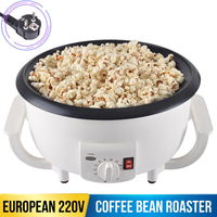 Compact countertop coffee bean roaster for home kitchen