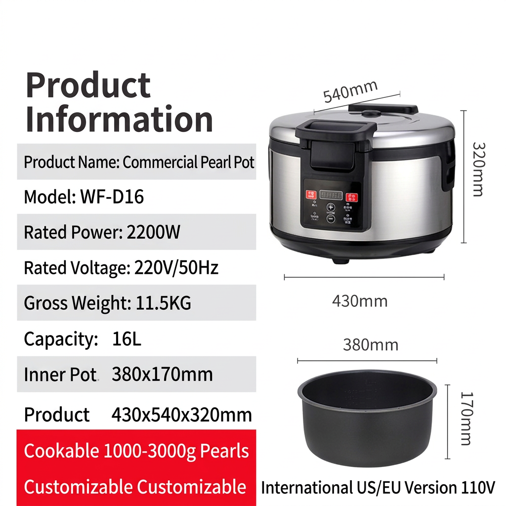Countertop electric cooker for home kitchen