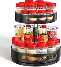 Metal spice organizer for kitchen countertop