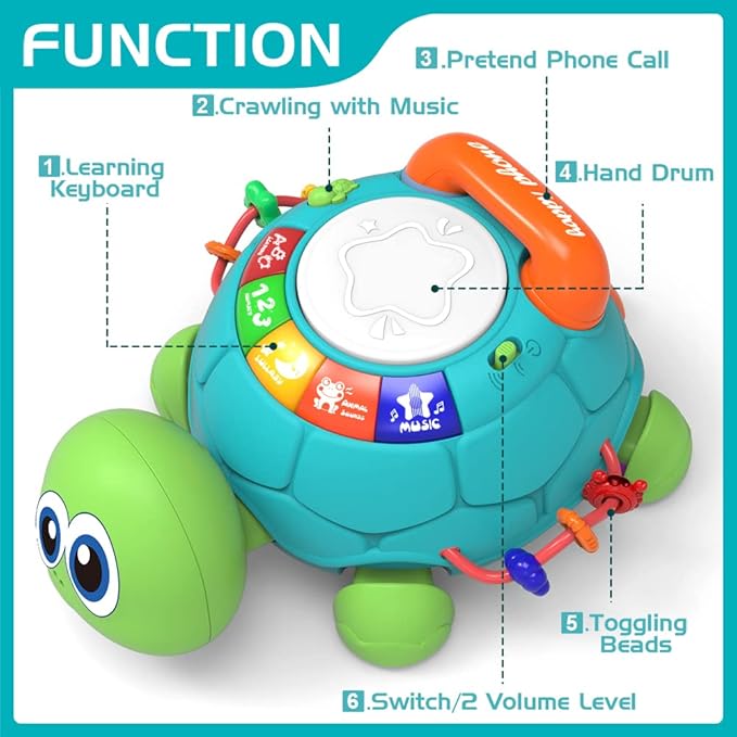 Crawling Baby Toy Encourages Physical Activity